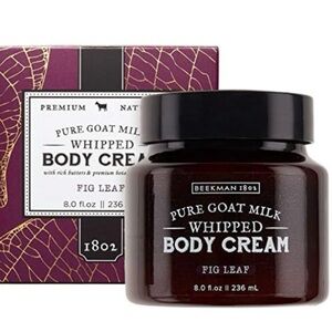 Beekman 1802 Pure Goat Milk Whipped Body Cream Fig Leaf 8 fl.oz NEW.